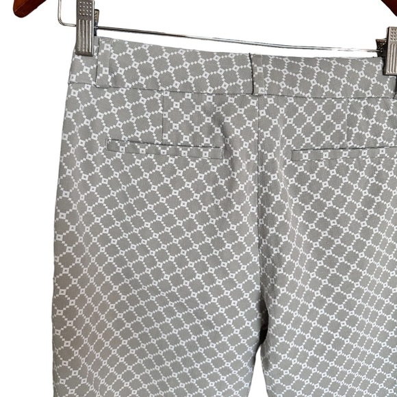 Banana Republic “Hampton Pant” Argyle Pattern Crop Pants - Picture 4 of 6